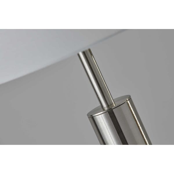 Estallar Brushed Steel Metal Floor Lamp, 10.5 x 10.5 x 58 in. ES3084717 - main